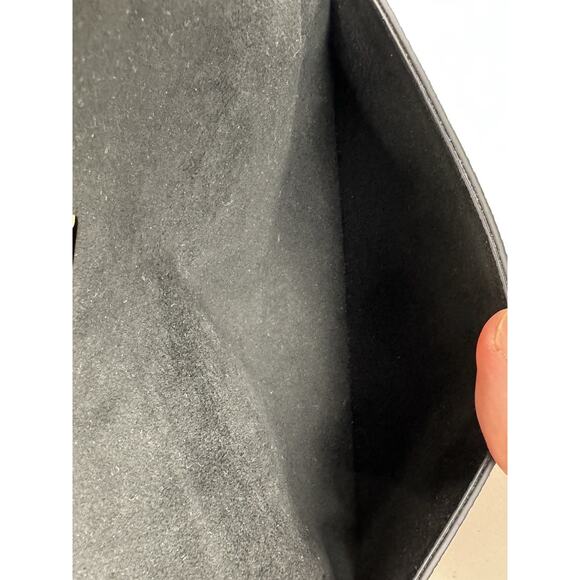 Louis Vuitton Calfskin Lockme Phone Chain Pouch in Vanille and Black B-6 - Picture 11 of 16